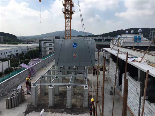 淺析玻璃鋼冷卻塔如何排放?(逆流式玻璃鋼冷卻塔安裝方案)