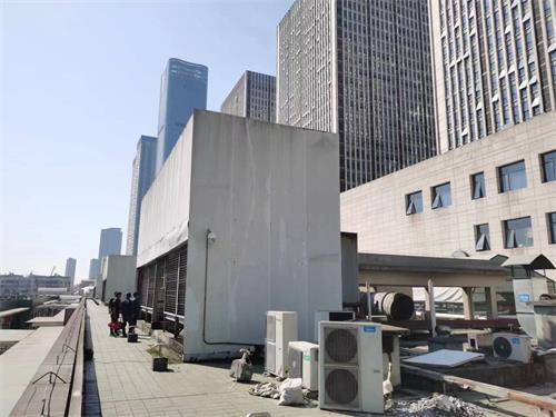 特菱橫流方形冷卻塔底框結構(冷卻塔底座)